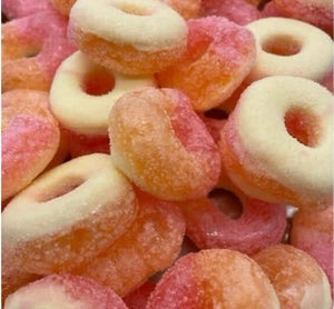 Freeze dried Peach Rings