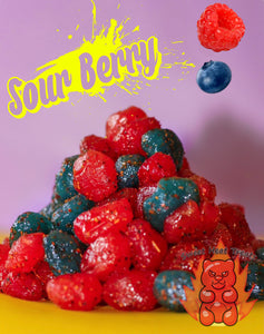 Sour Berry Gushers (gelatin-free)